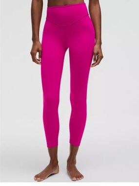 lululemon athletica High-Rise 7/8 Leggings in Bright Pink
